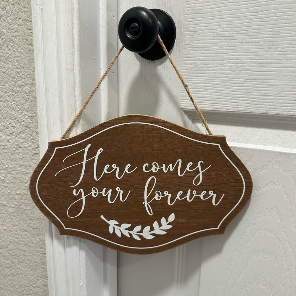 Wedding sign